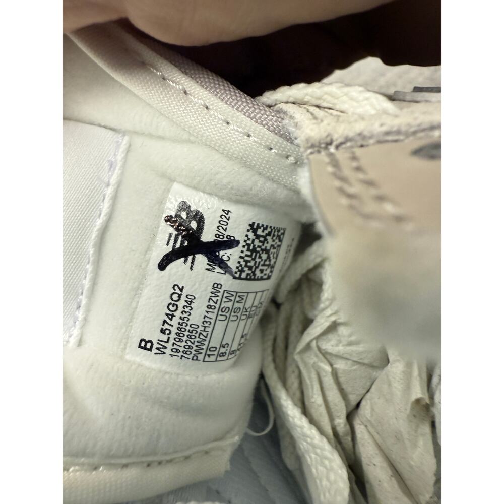 New Balance 574 Moonrock Chrome Blue Women 10 Casual Lifestyle Shoes WL574GQ2-B - Picture 8 of 8